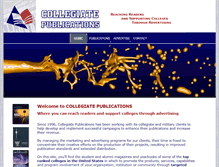 Tablet Screenshot of collegiatepubs.com